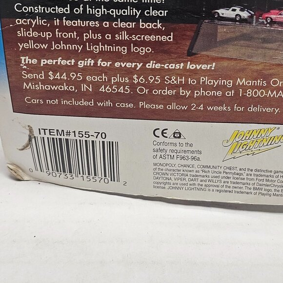 New Johnny Lightning Car Monopoly Series Green 1982 Chevrolet Camaro Z28 Bonus - Picture 10 of 15